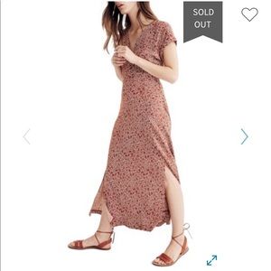 NWT Madewell Woodblock Floral Maxi Dress, 6